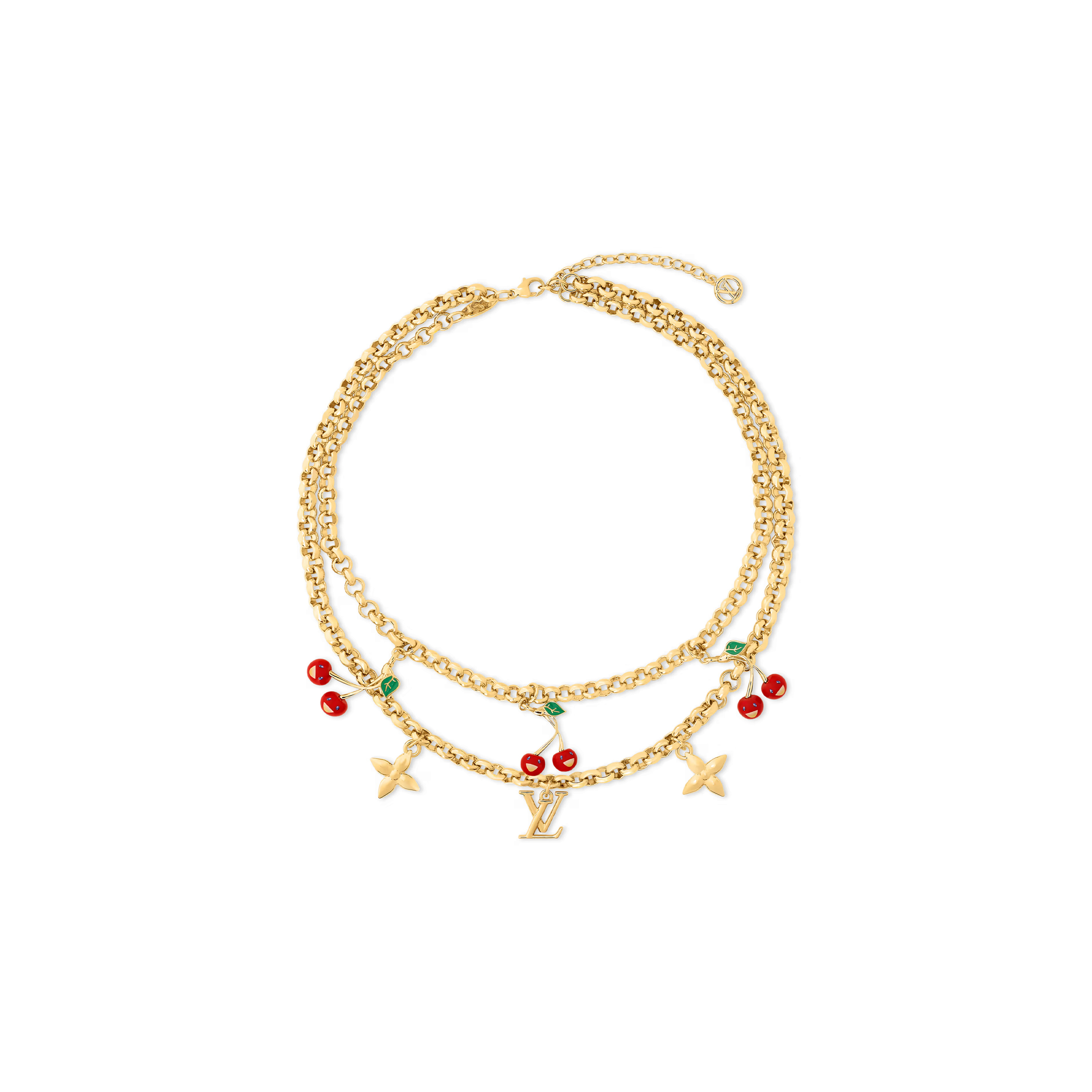 LOUIS VUITTON MURAKAMI LV X TM CERISE NECKLACE M02804
